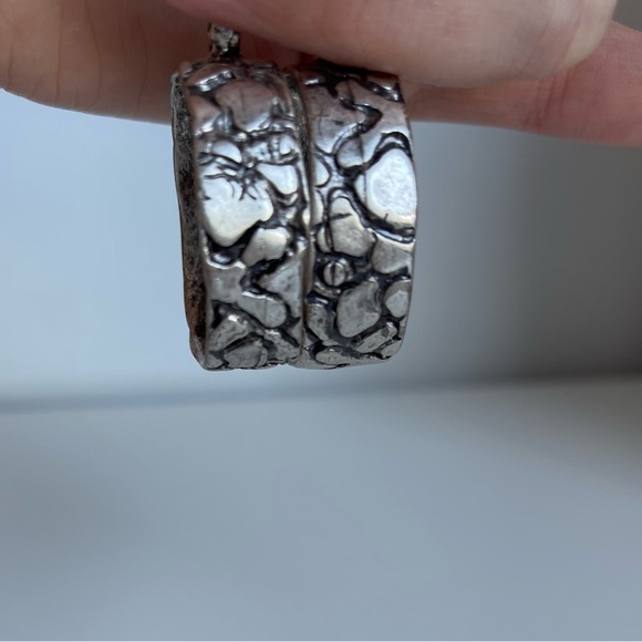 ☀️3/15$ NWOT Hoop Dangling Earrings - Picture 5 of 6